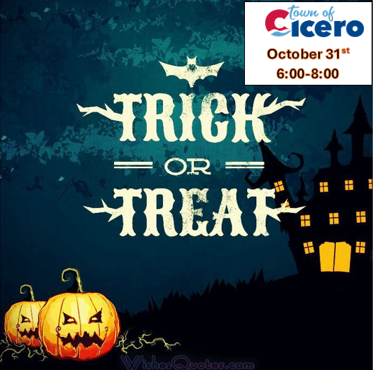 trick or treat 2024 Town of Cicero Indiana